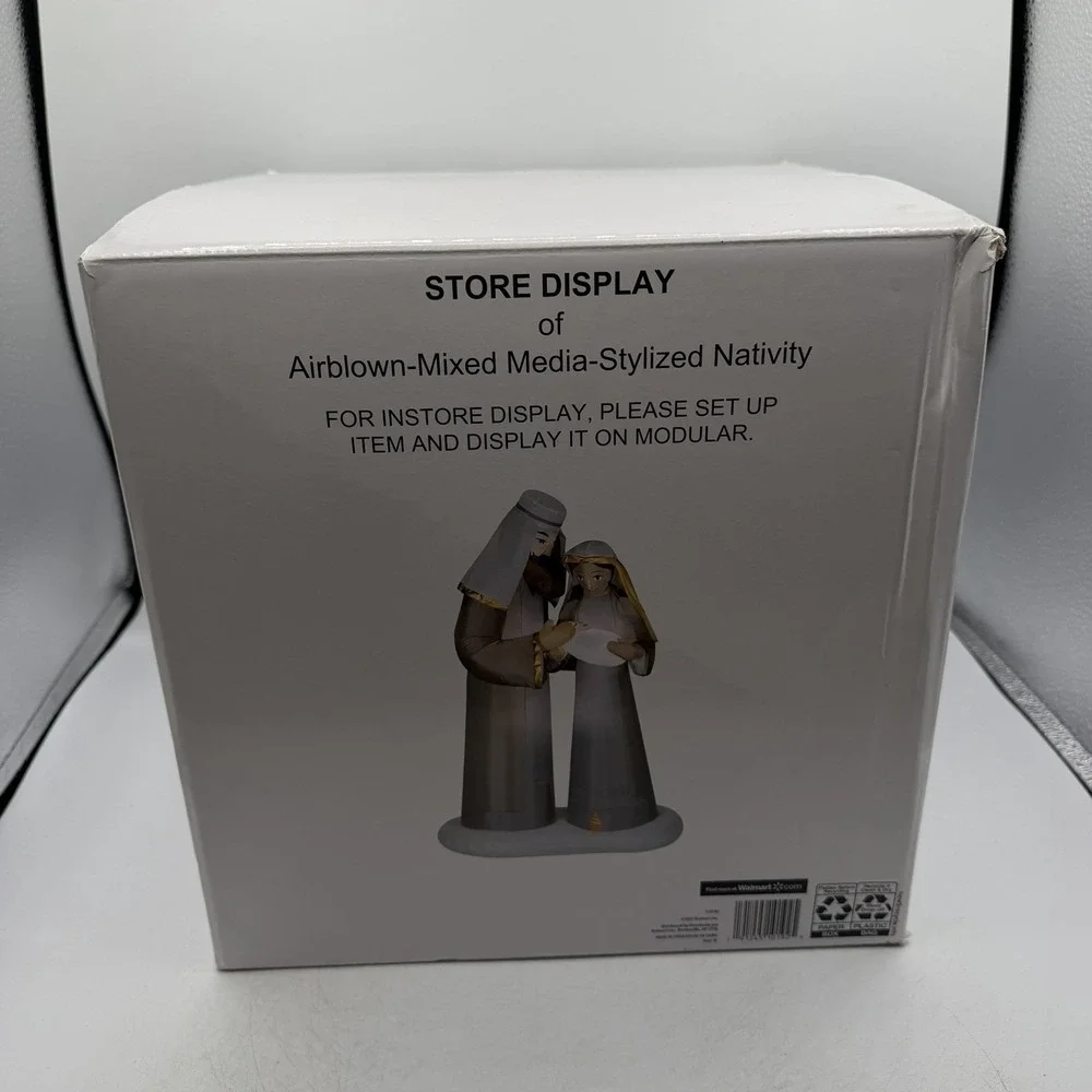 Holy Family Nativity Scene Airblown Inflatable 6.5 ft Christmas STORE‎ DISPLAY